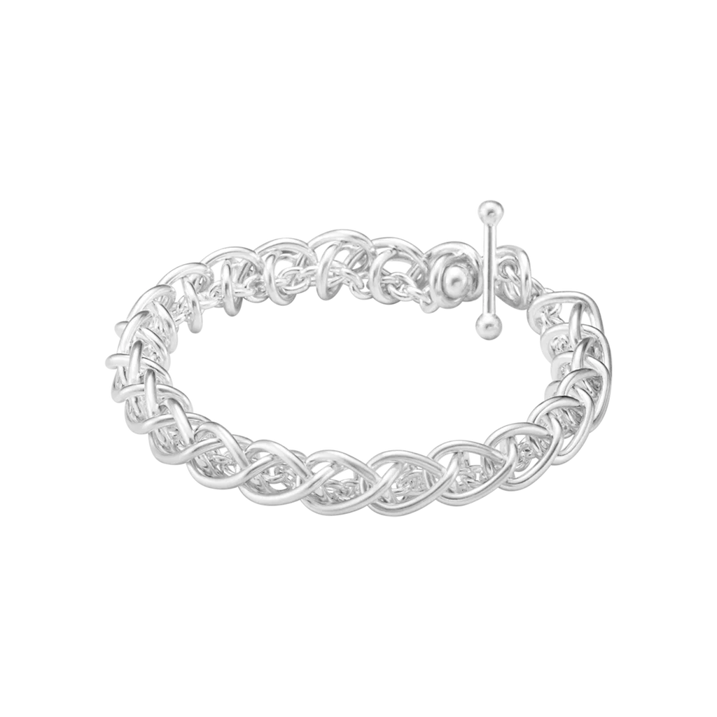 Georg Jensen WEFT armbånd i sølv