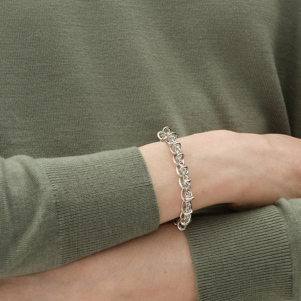 Georg Jensen WEFT armbånd i sølv