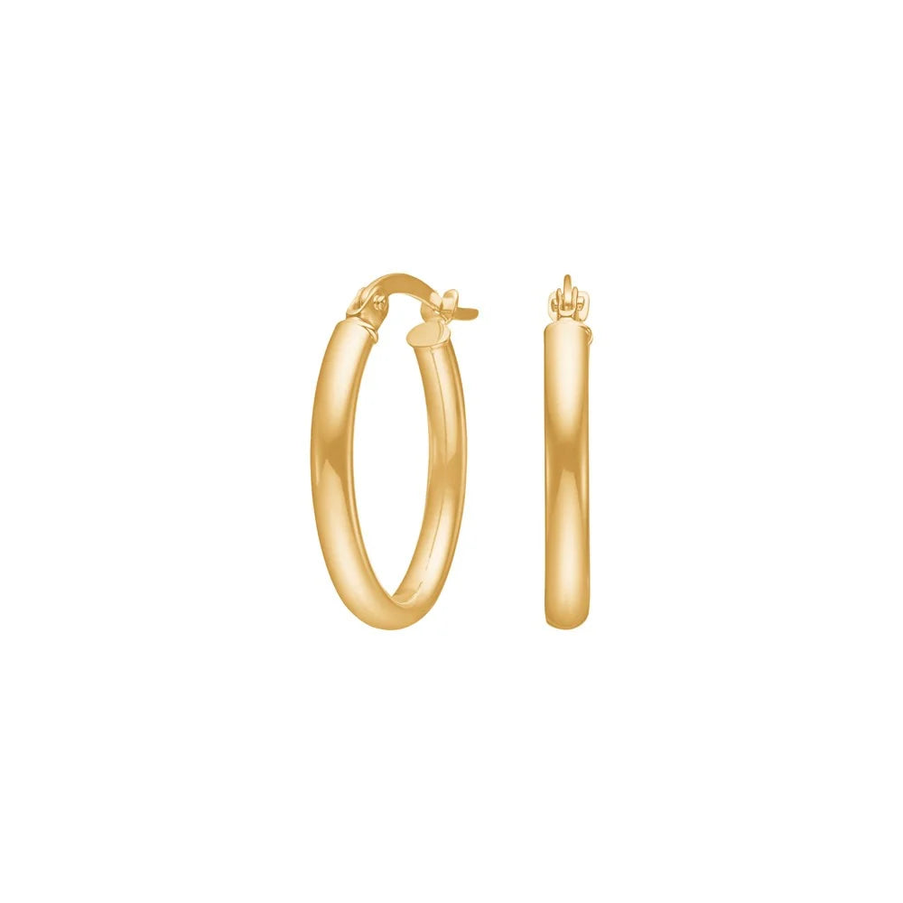 Creoler i 8 kt. guld, 19mm