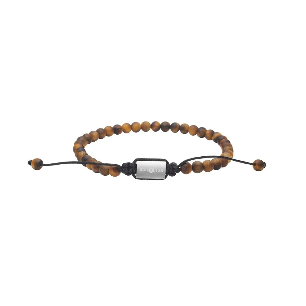 SON sten armbånd med nylon 4 mm