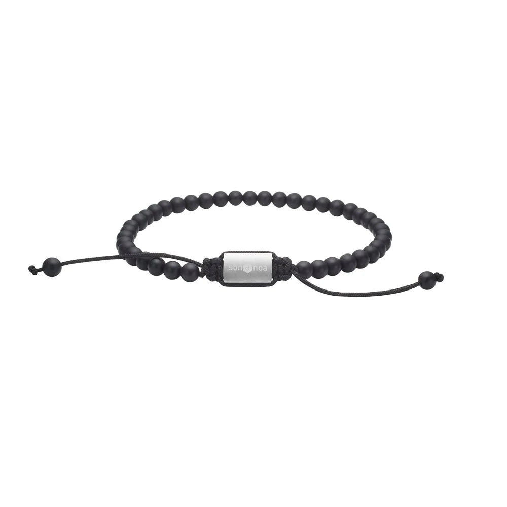 SON sten armbånd med nylon 4 mm