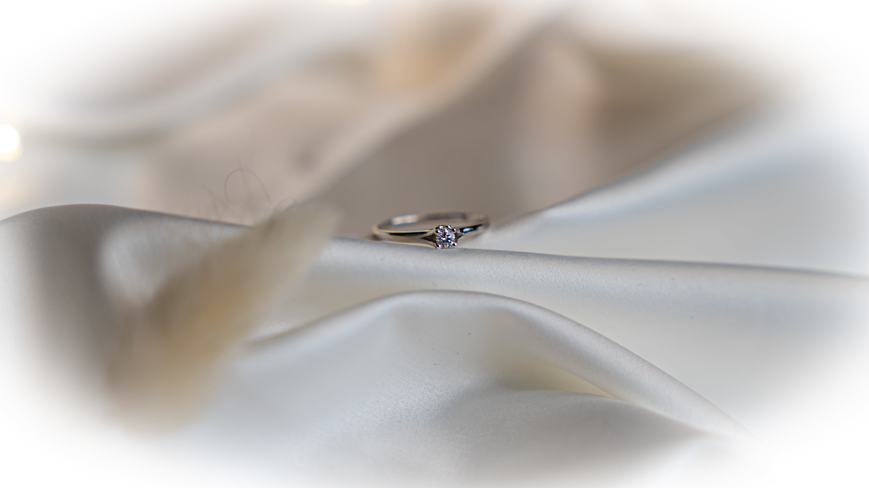 14kt brillantring m. hjerte