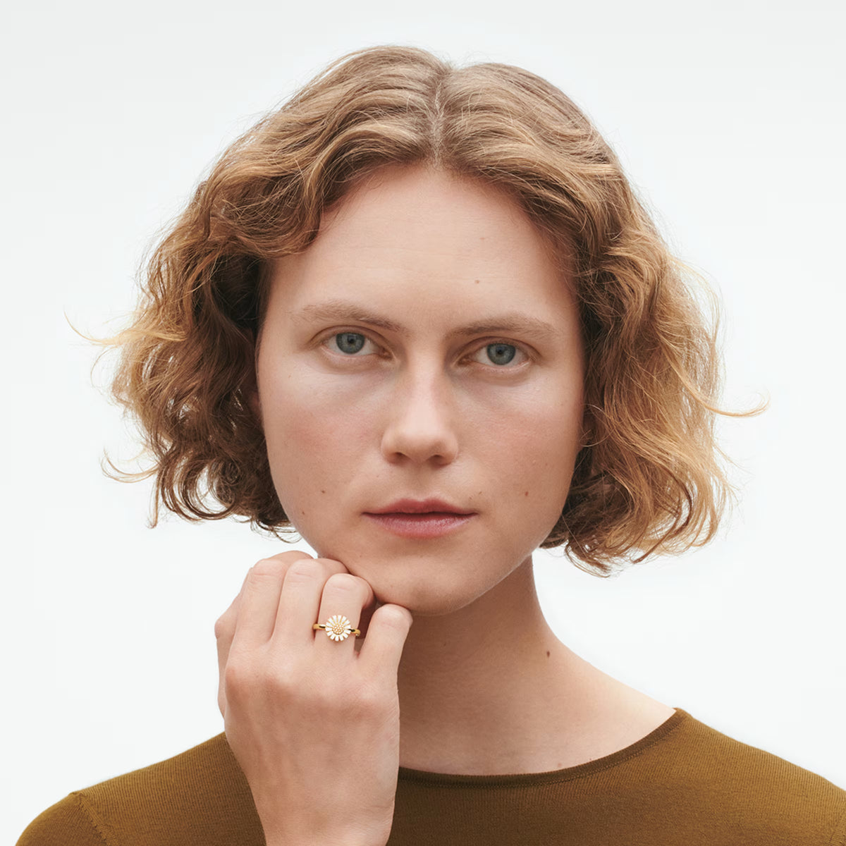 DAISY Ring med diamanter 11 mm