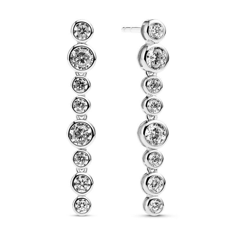 Øreringe Sardinien Lungo Piccolo Sølv