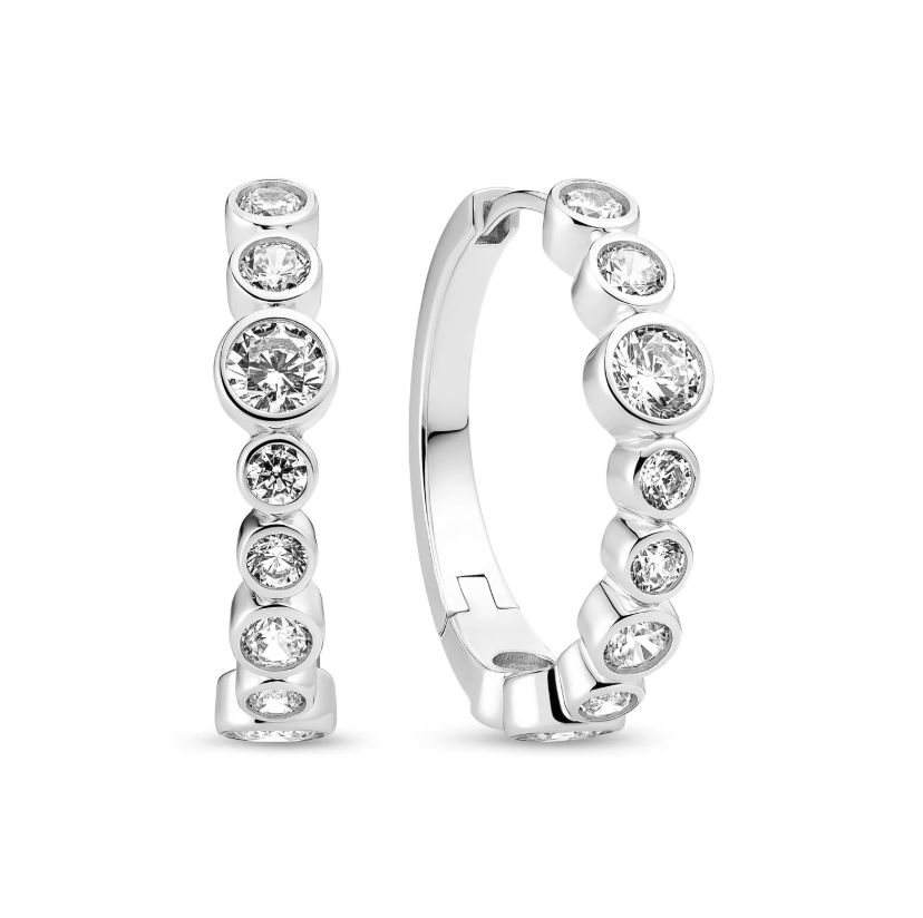 Øreringe Sardinien Creolo Sølv