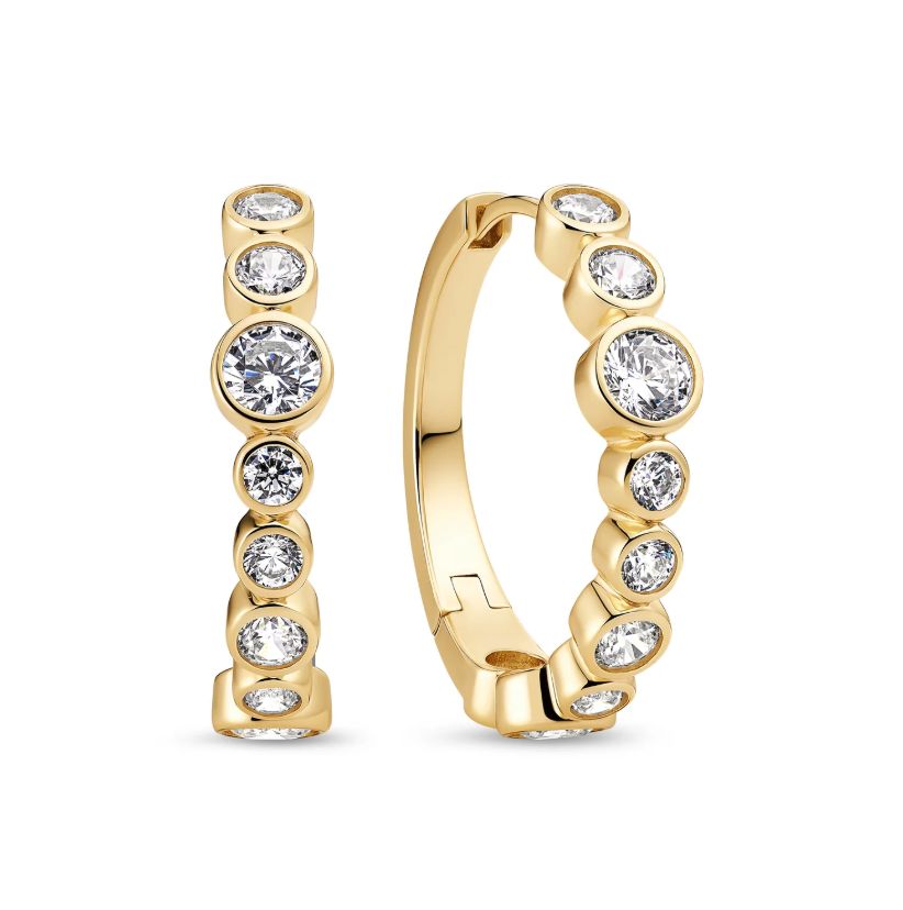 Øreringe Sardinien Creolo Forgyldt