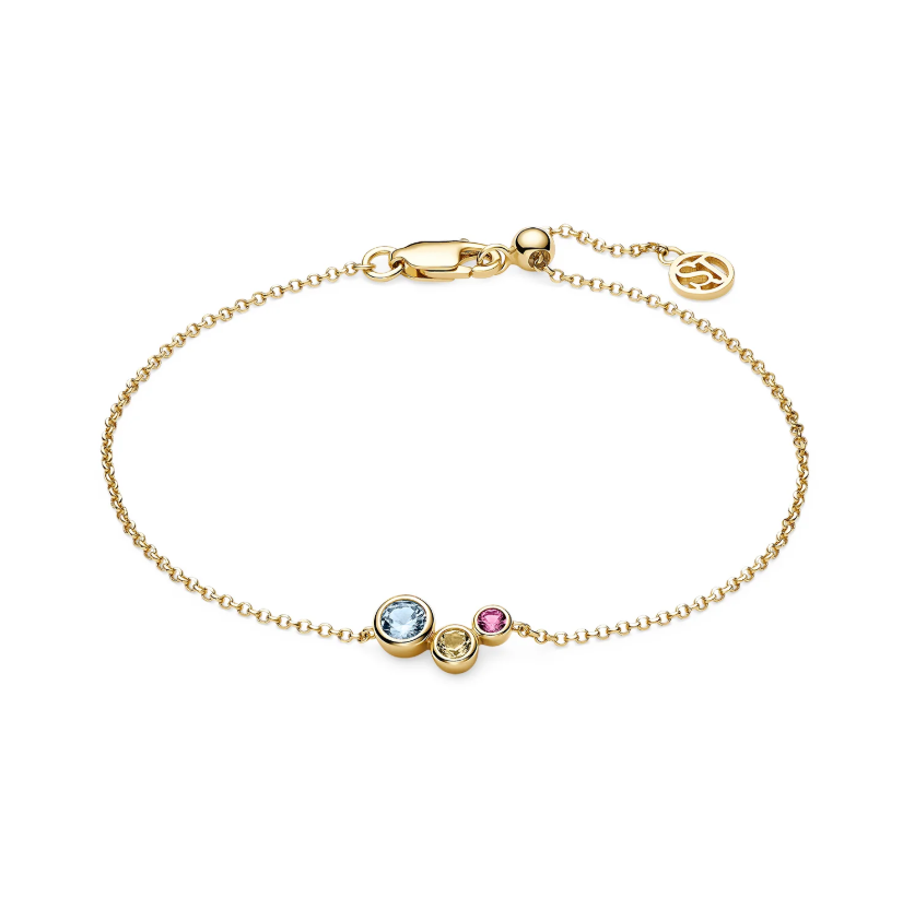 Armbånd Sardinien Tre multi forgyldt