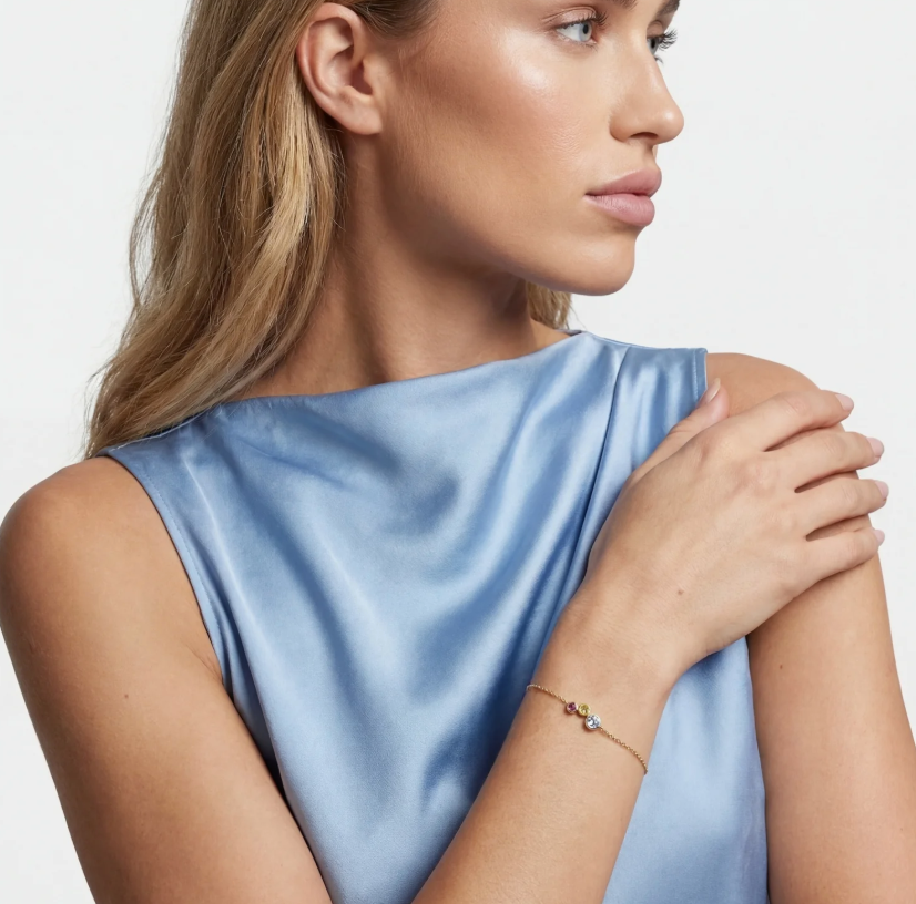 Armbånd Sardinien Tre multi forgyldt