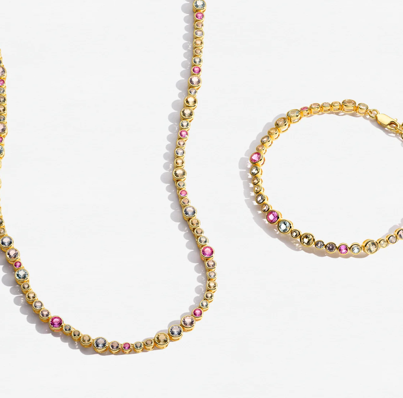 Armbånd Sardinien Altro Forgyldt multi