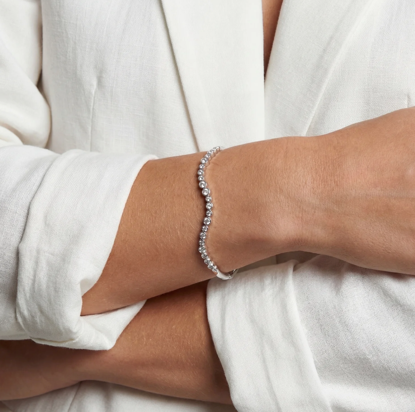 Bangle Sardinien Wave Sølv