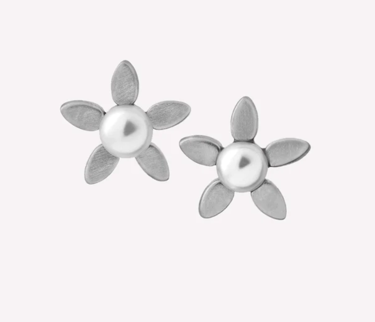 Forget-me-not perle ørestikker