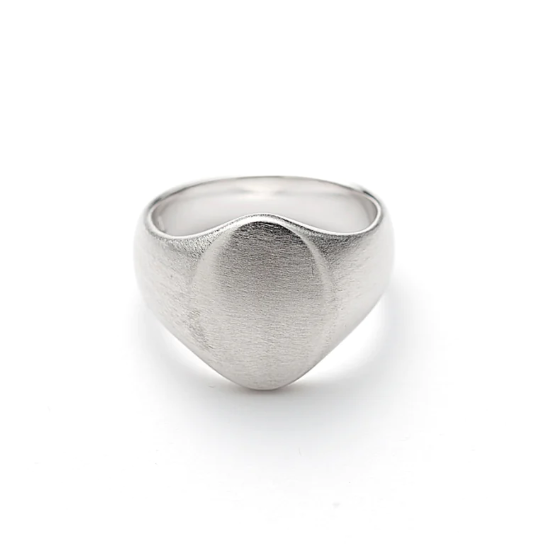 Hope Oval Signet Ring