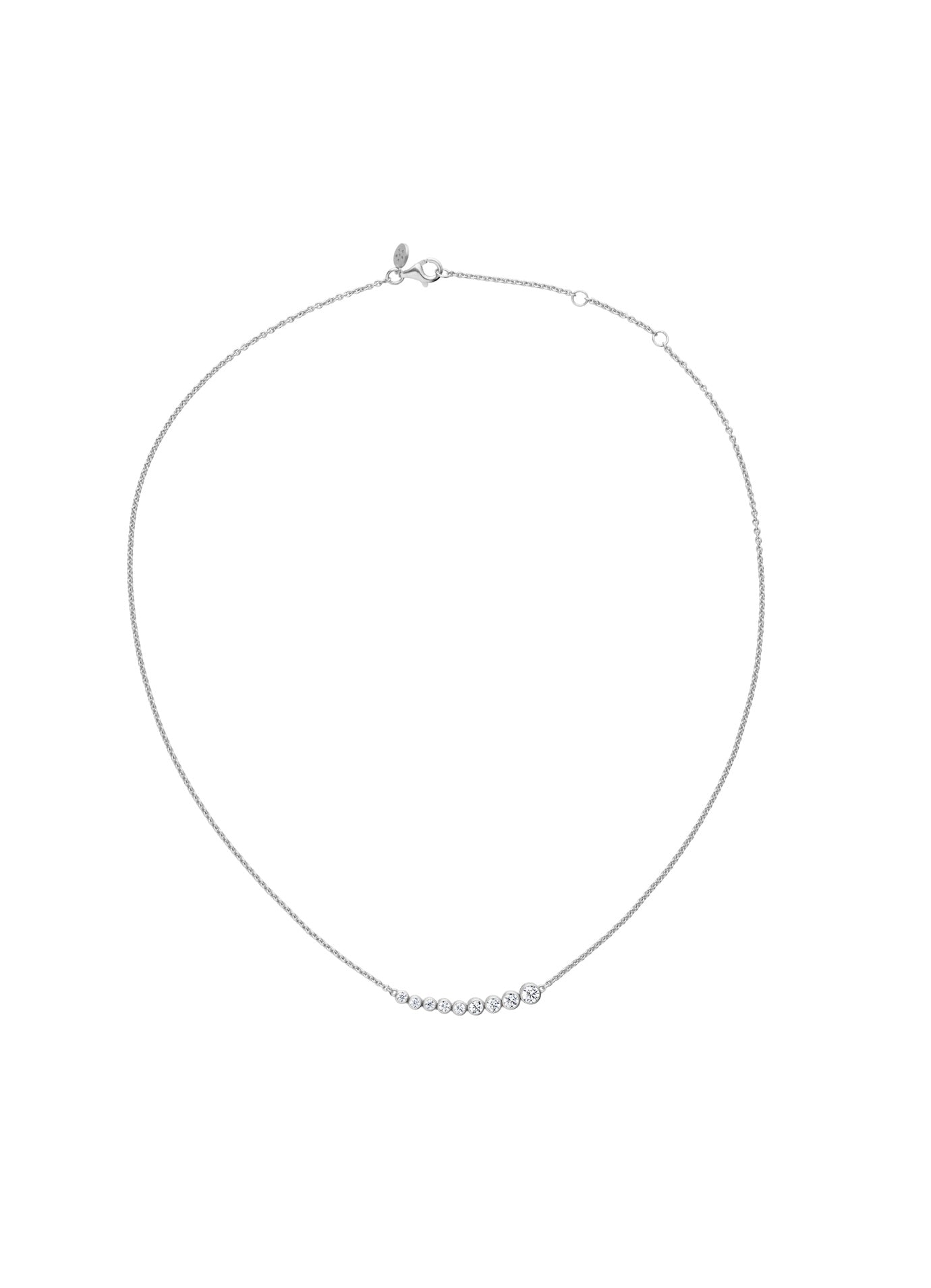 Stardust Flow Sølv Halskæde