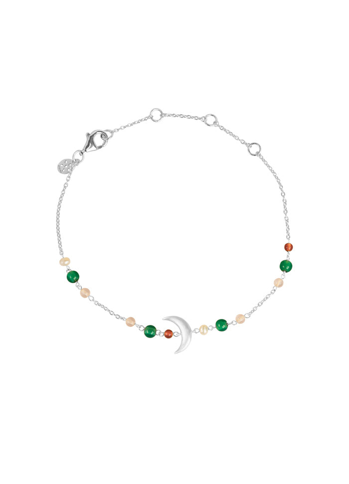 Summer Moon Sølv Armbånd m/Sten