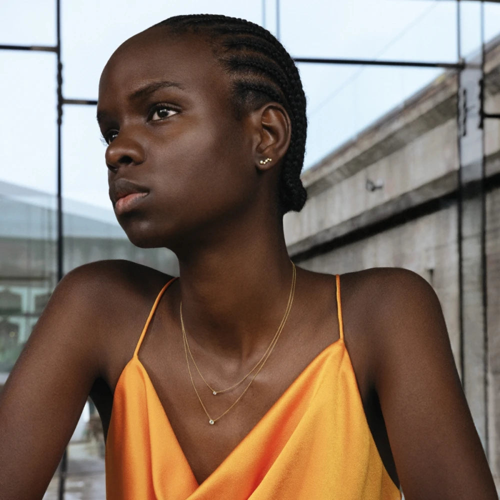 GEORG JENSEN SIGNATURE DIAMONDS, ørestik