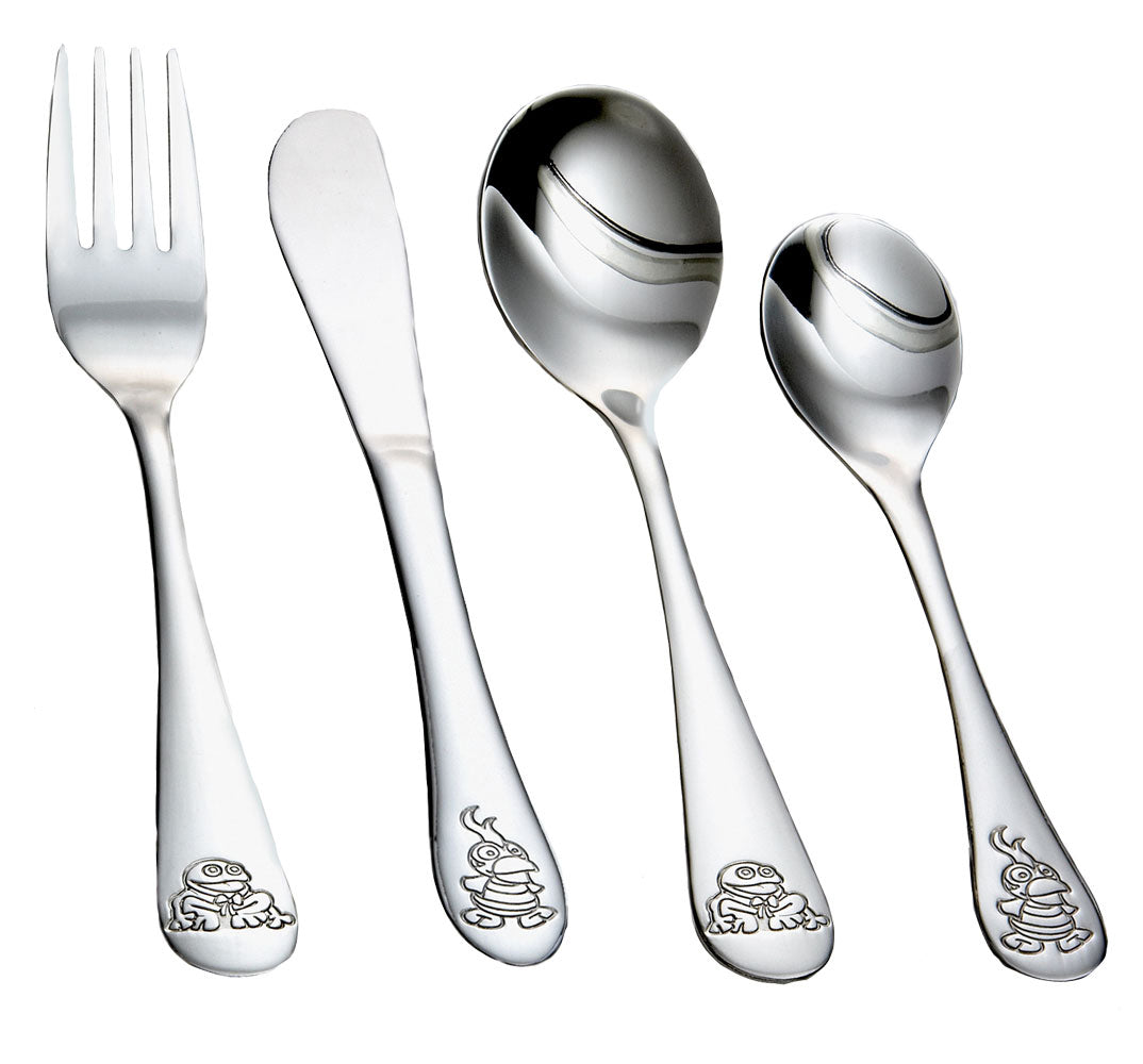 Kaj/Andrea børnebestik 250-1000 - Sct. Mathias Ure & Guld