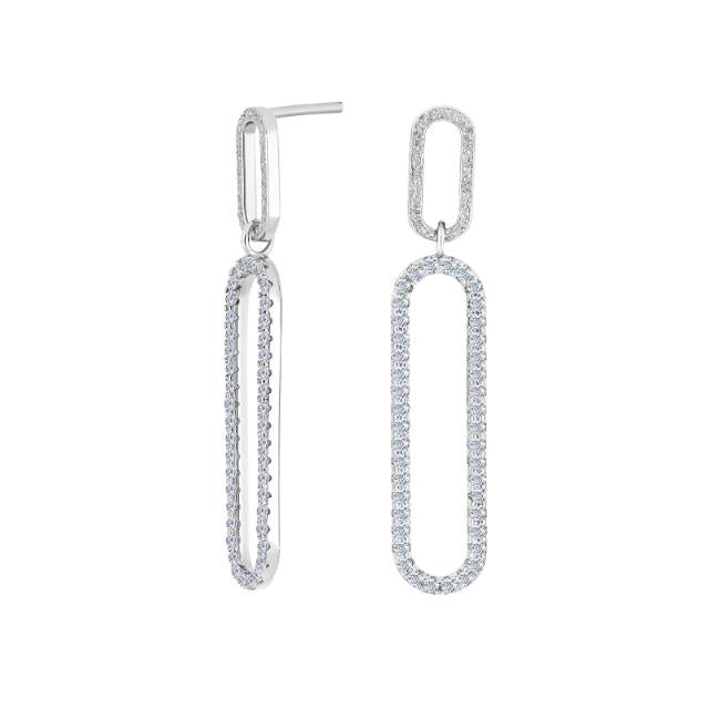 Rhd. Sølv ørehængere LENENOR