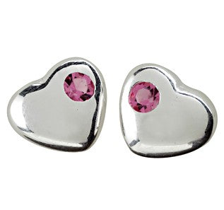 Sølv ørestikker m. hjerter - Sct. Mathias Ure & Guld