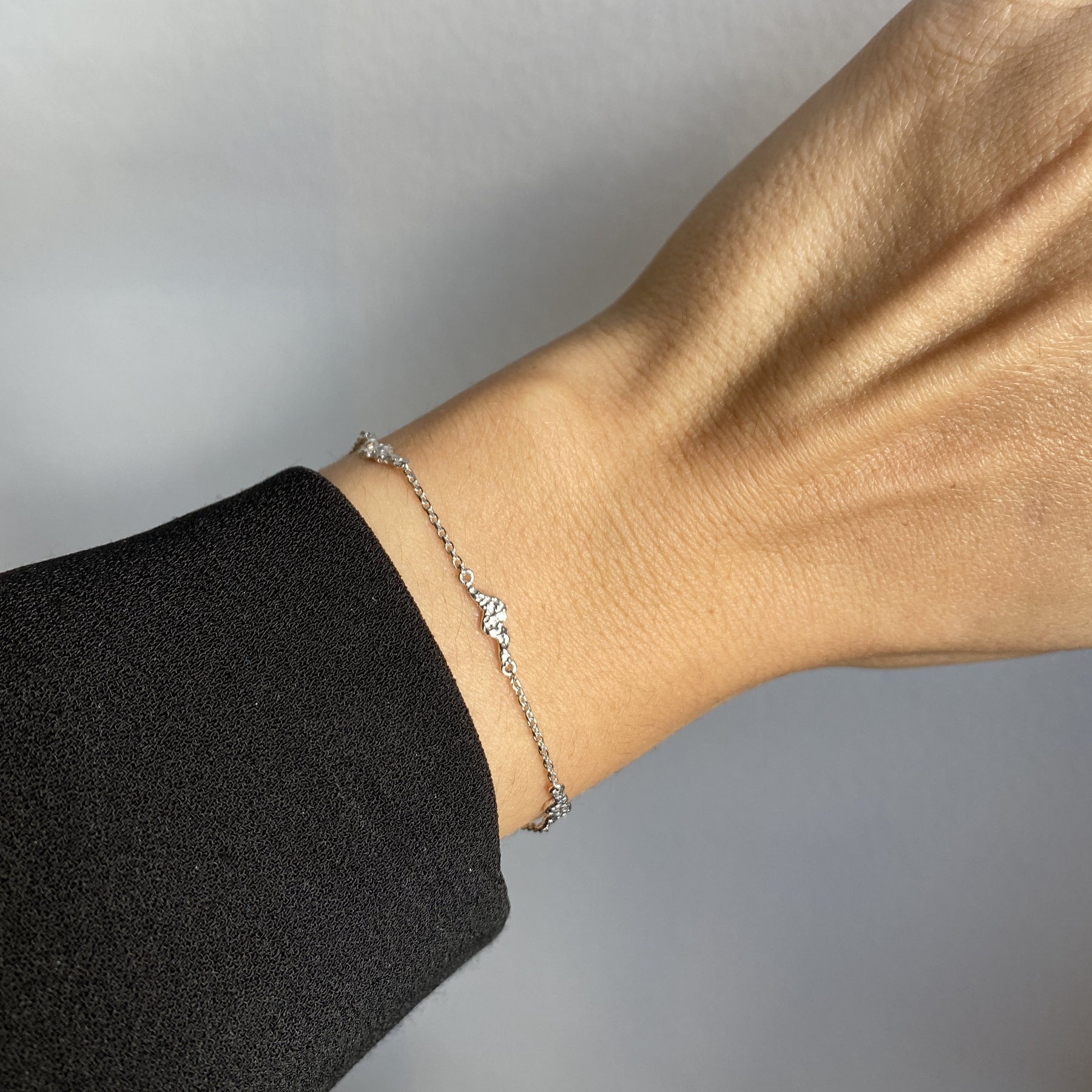 Silke x Sistie sølv armbånd