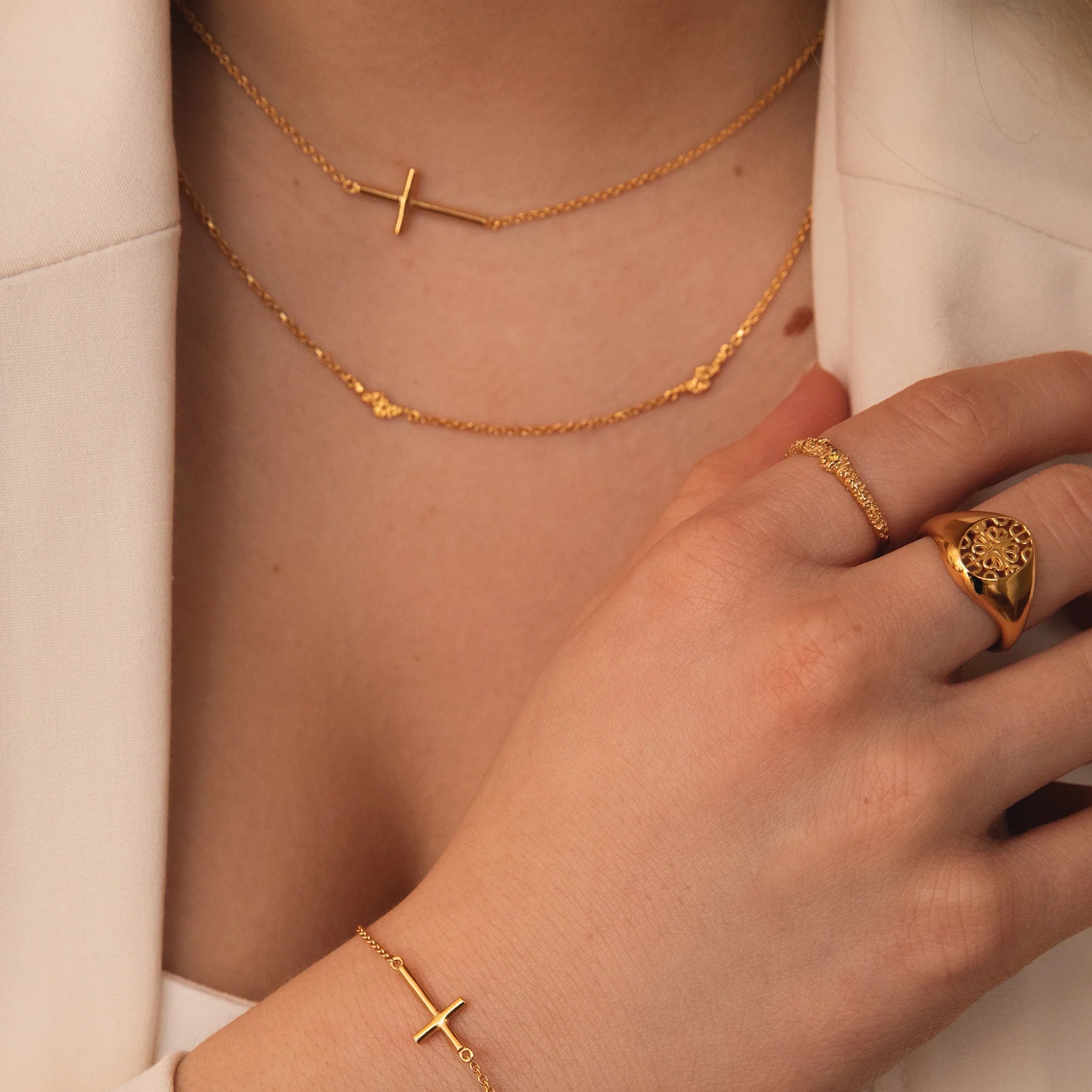 Believe - Halskæde Forgyldt