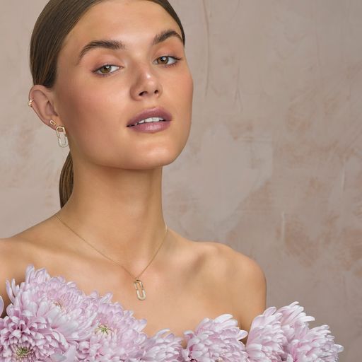 Forgyldt sølv ørehængere KORANOR