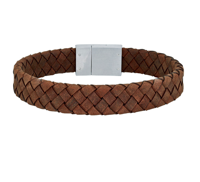 SON Herrearmbånd, Brun - Sct. Mathias Ure & Guld