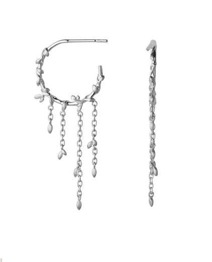 ByBiehl, Jungle Ivy Hoops, Sølv - Sct. Mathias Ure & Guld