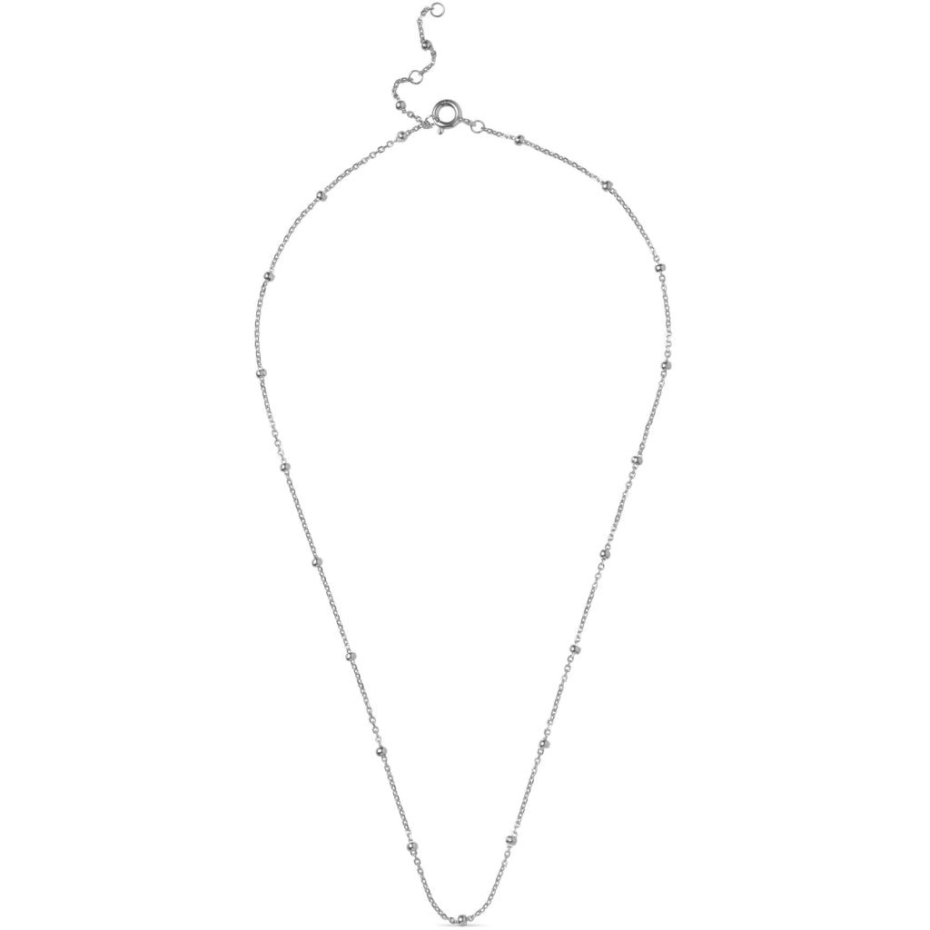 Enamel Beaded Chain Halskæde Sølv