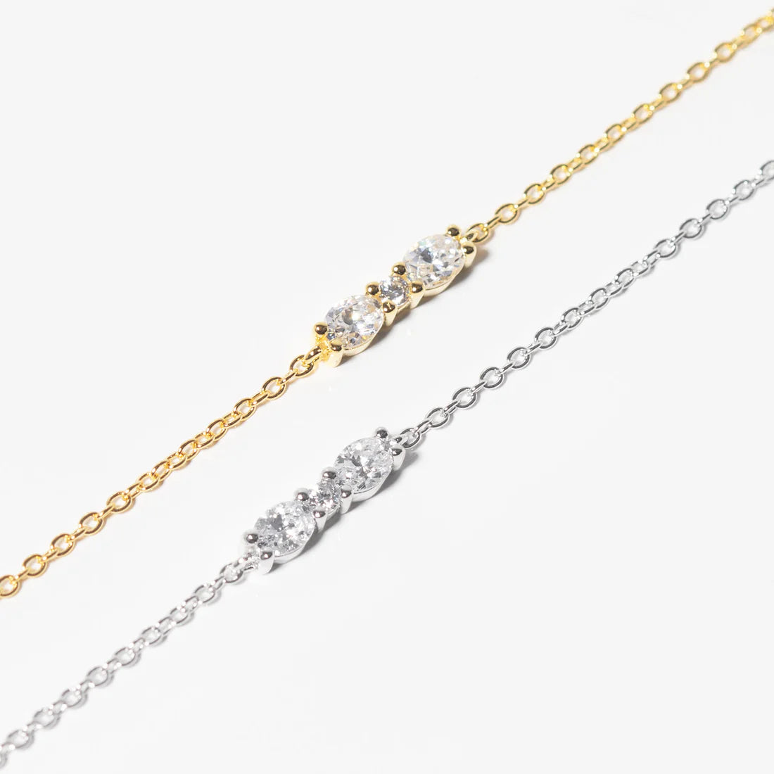 Ellera Ovale Armbånd Sølv