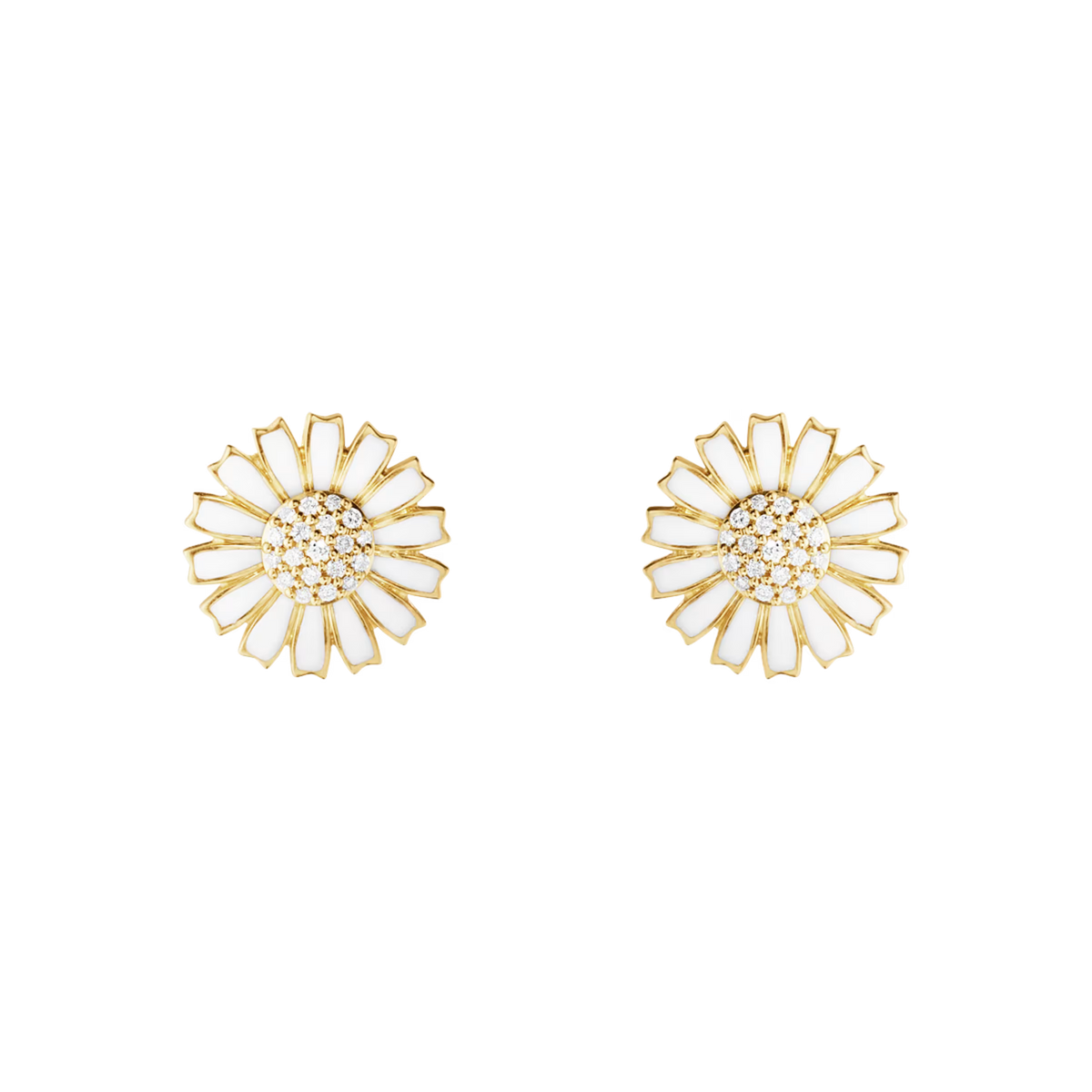 DAISY Ørestikker 11mm med diamanter