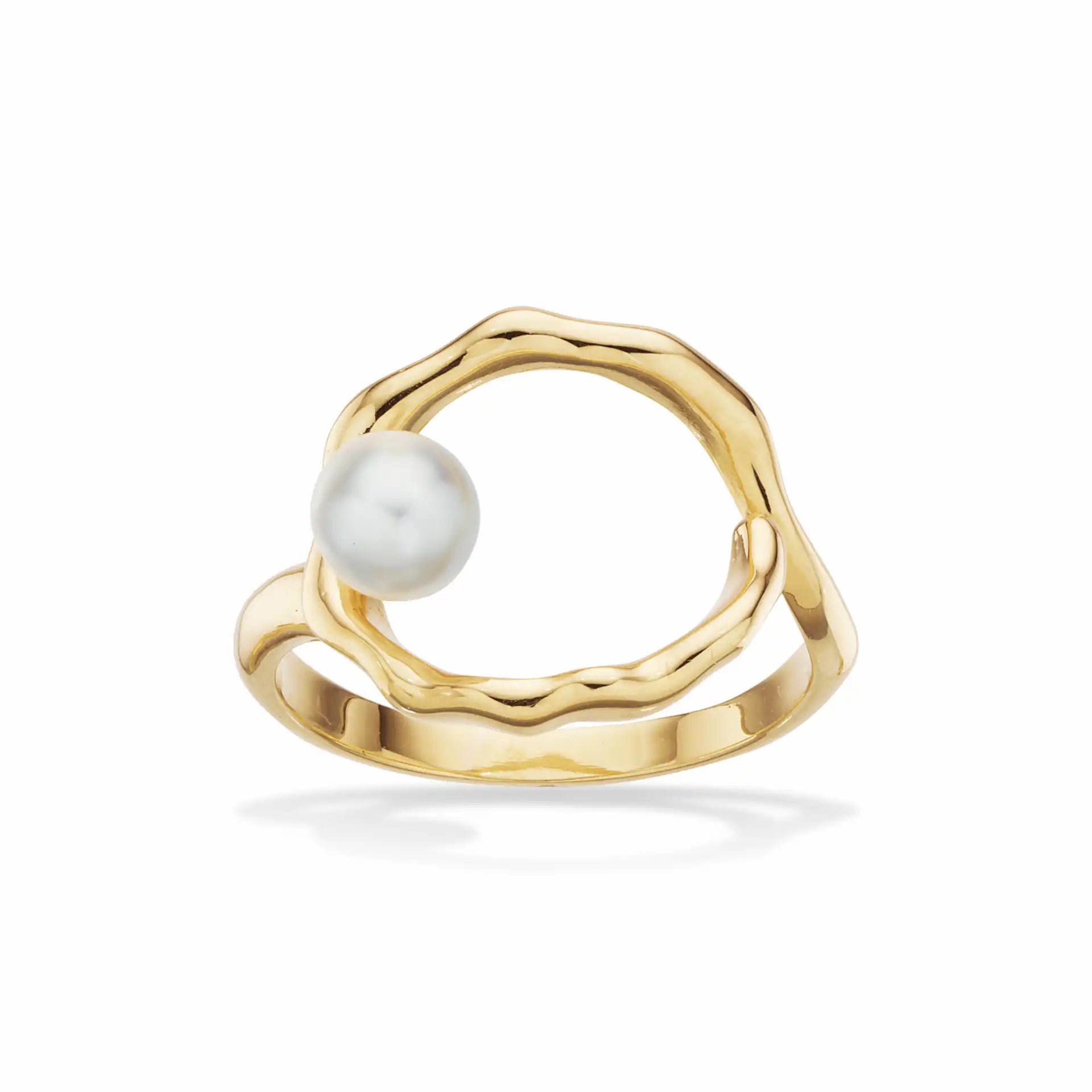 Ring m. ferskvandsperle