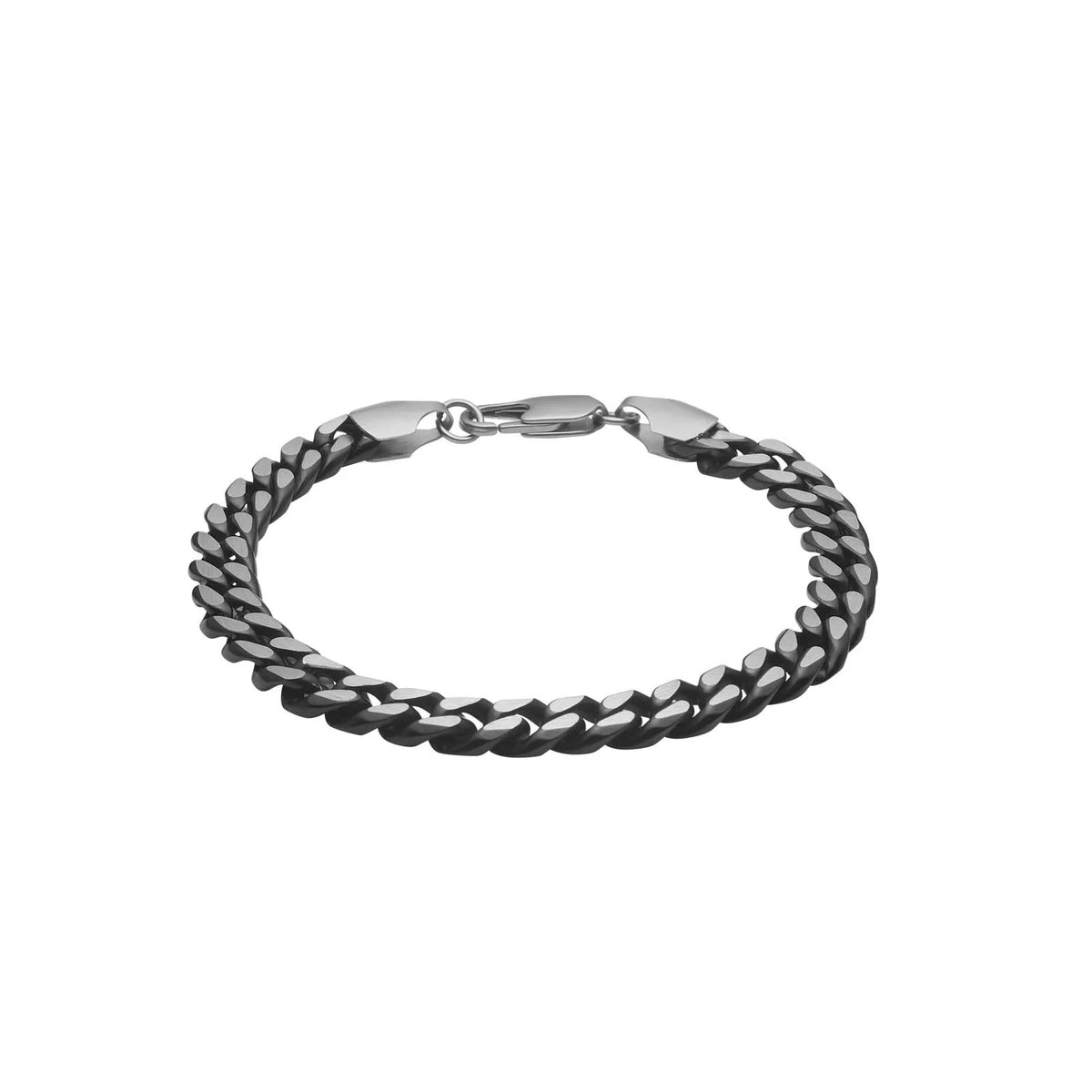 SON armbånd i stål med IP black