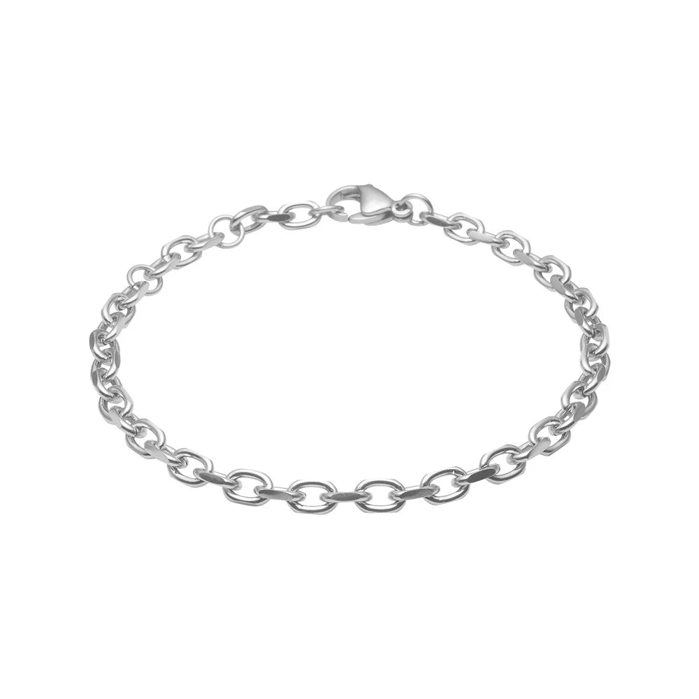 SON armbånd i rustfrit stål 4 mm