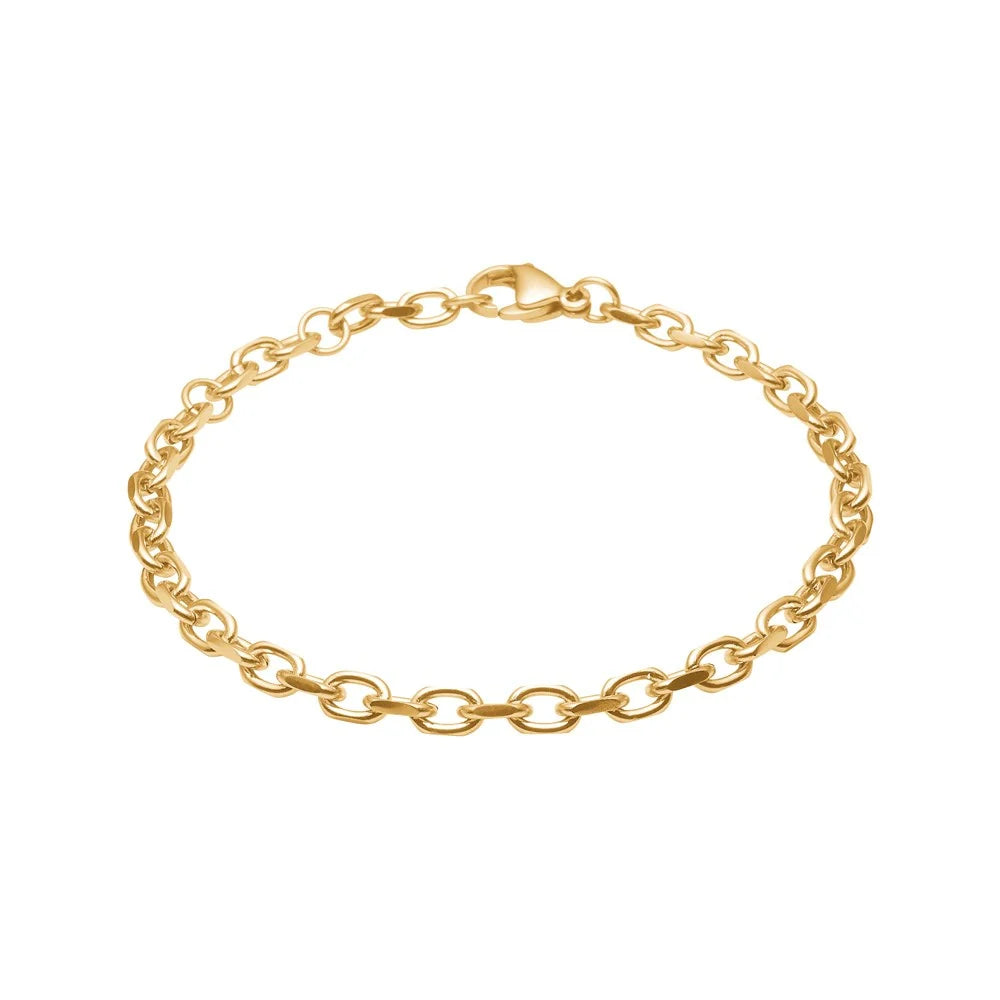 SON armbånd i rustfrit stål 4 mm