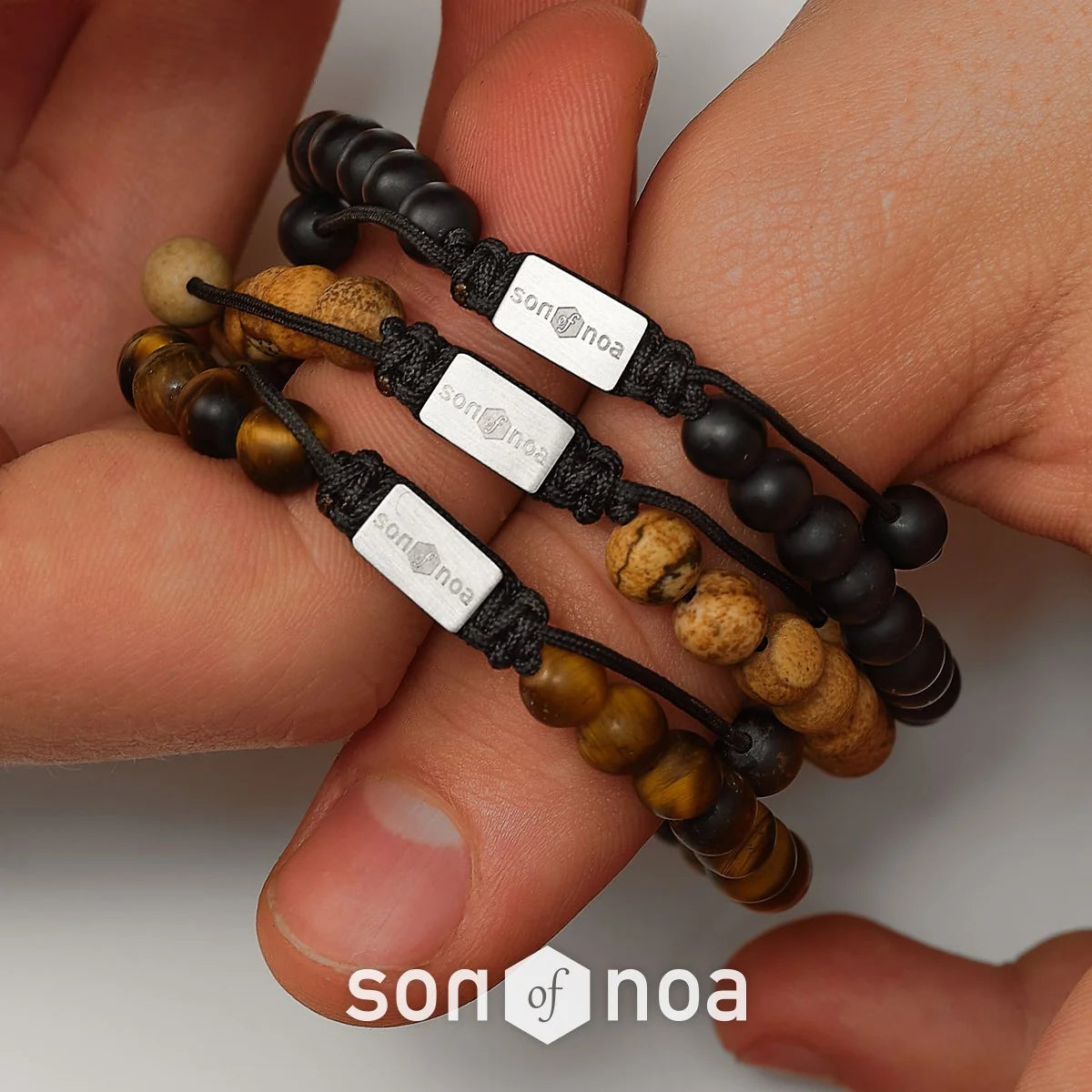 SON stenarmbånd med nylon 6 mm