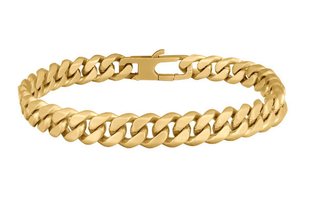 Forgyldt Stål Panzer Armbånd