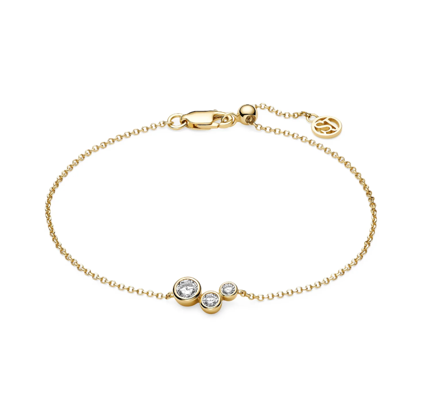 Armbånd Sardinien Tre forgyldt