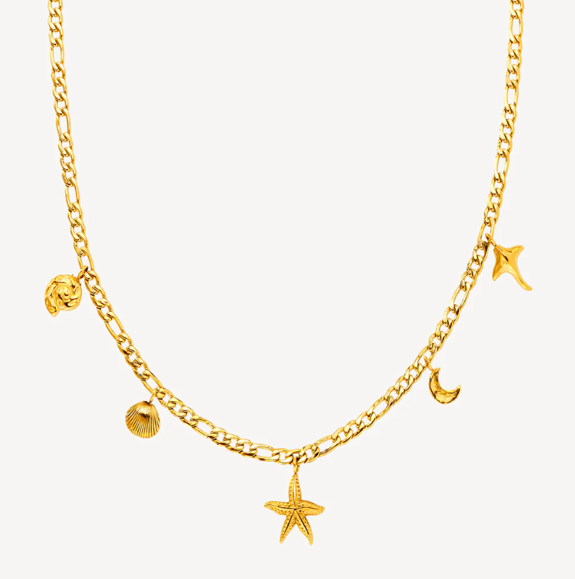 Sirena - Halskæde Forgyldt