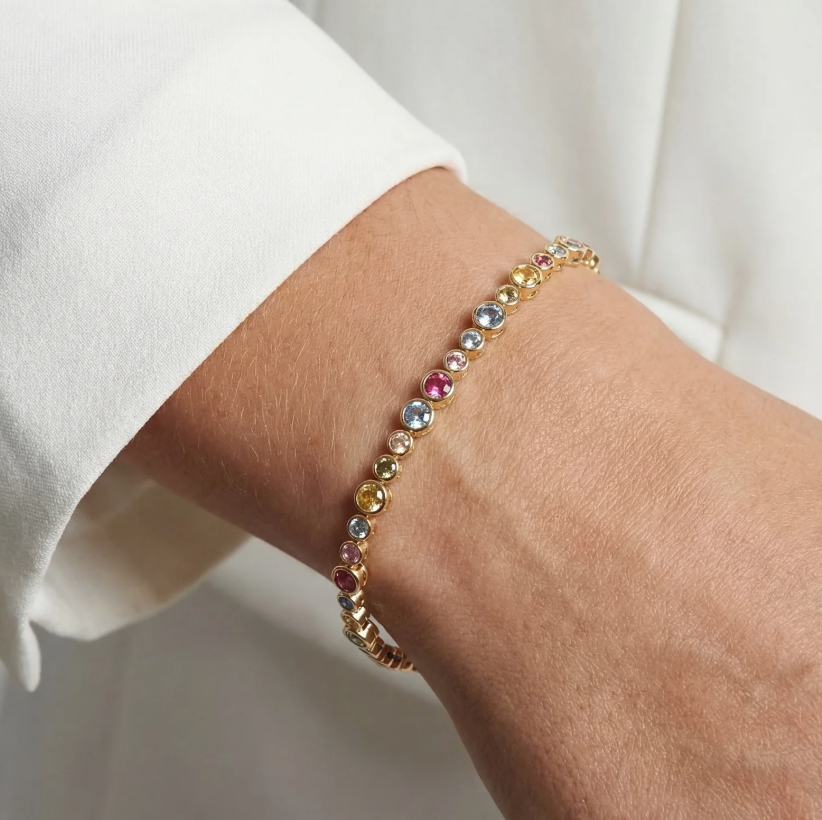 Armbånd Sardinien Altro Forgyldt multi