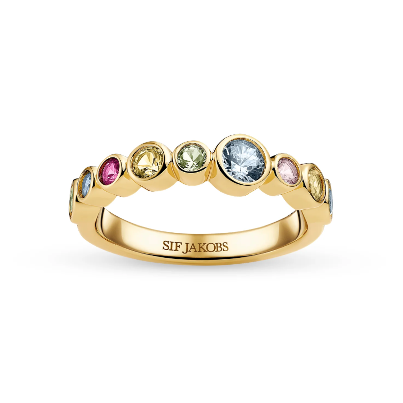 Ring Sardinien Forgyldt Multi