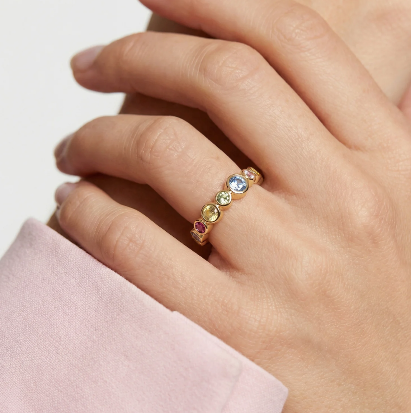 Ring Sardinien Forgyldt Multi