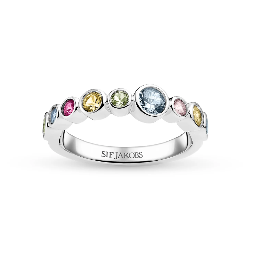 Ring Sardinien Sølv Multi