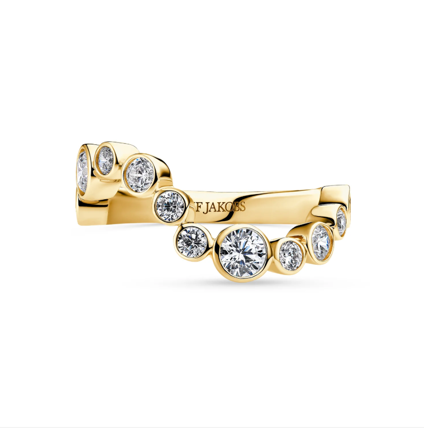 Ring Sardinien Wave Forgyldt