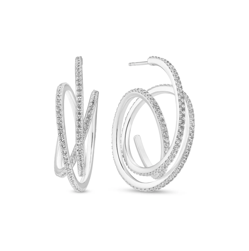 Øreringe Spirale Grande Sølv