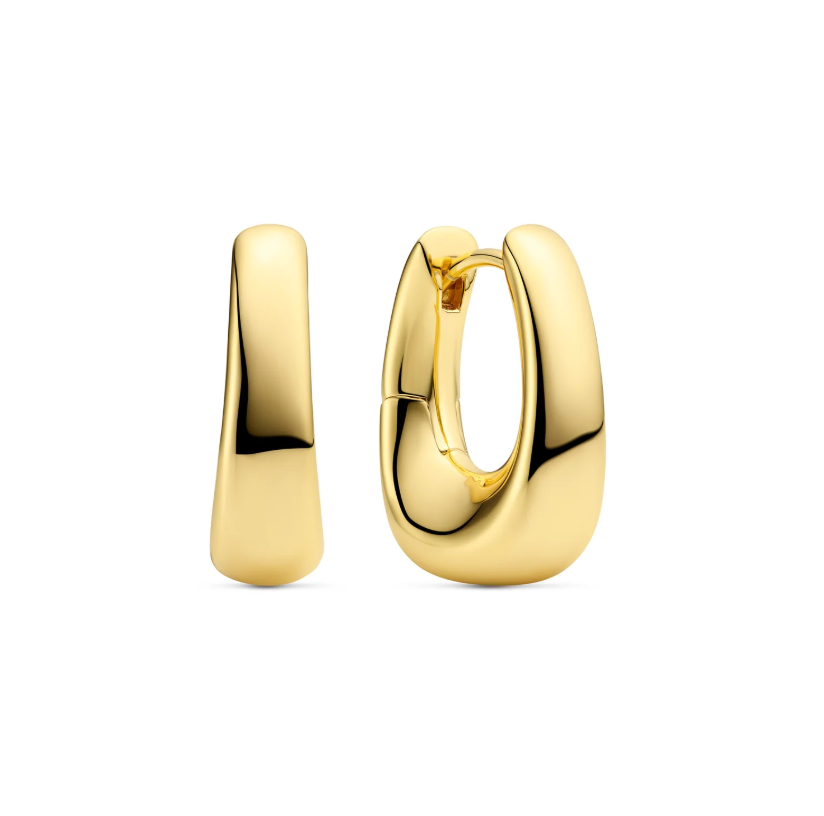 Øreringe Borsa Pianura Piccolo Forgyldt