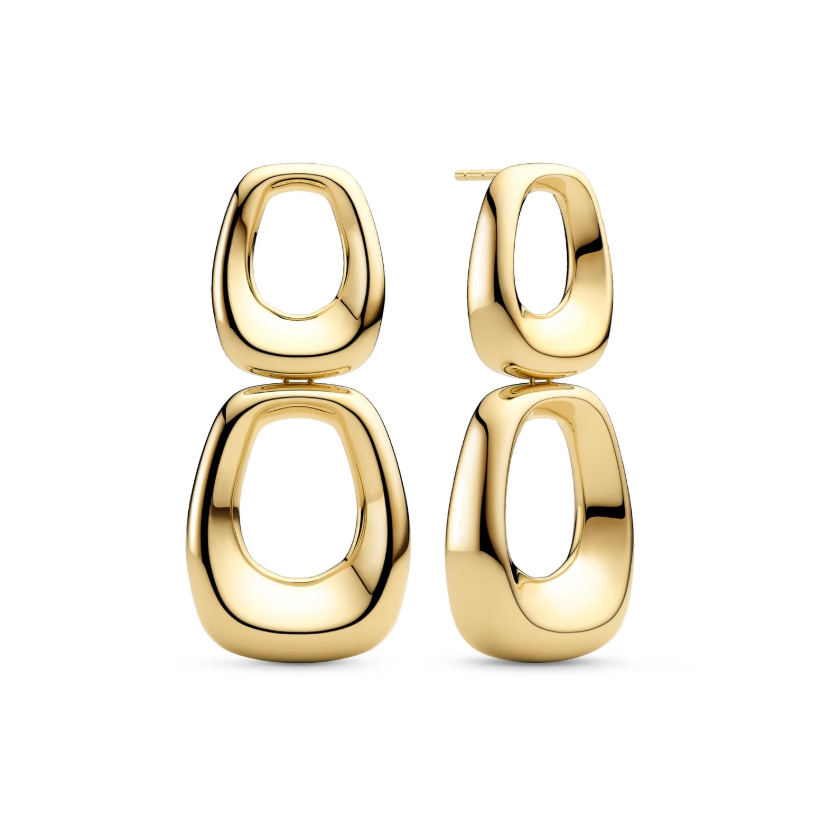 Øreringe Borsa Due Forgyldt