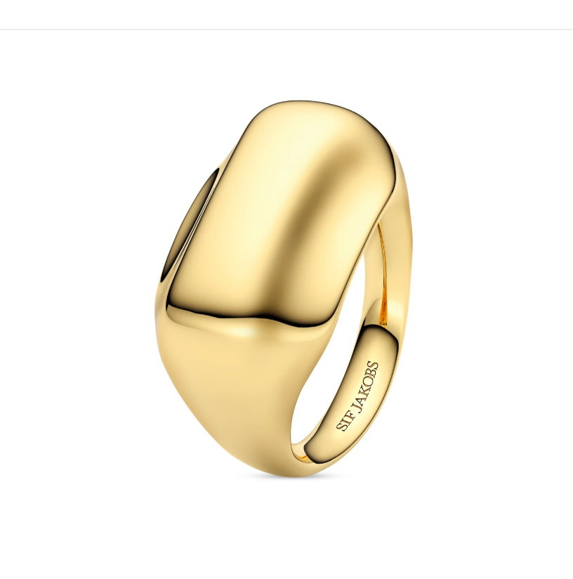 Ring Borsa Pianura forgyldt