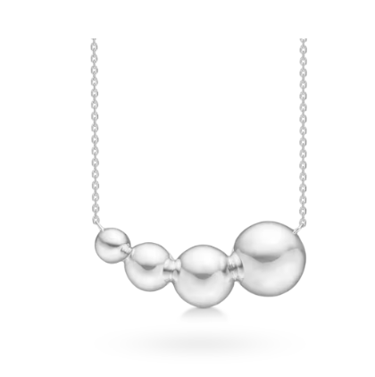BIGGEST BALL sølv halskæde