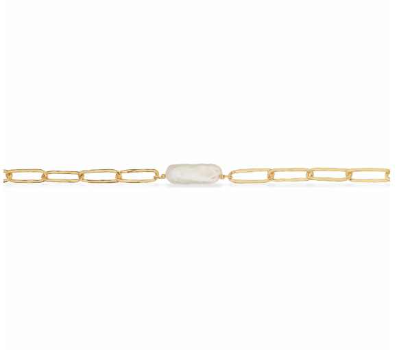 Armbånd m. ferskvandsperle