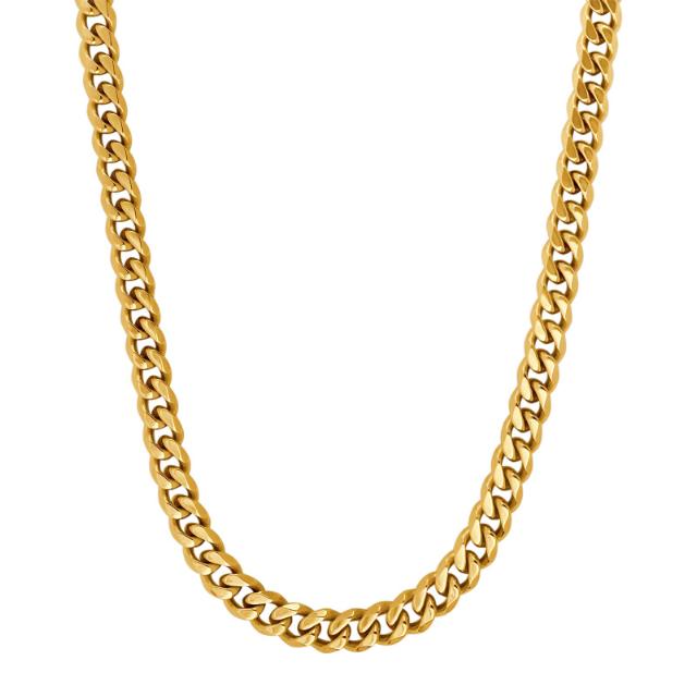 SON panserkæde forgyldt stål